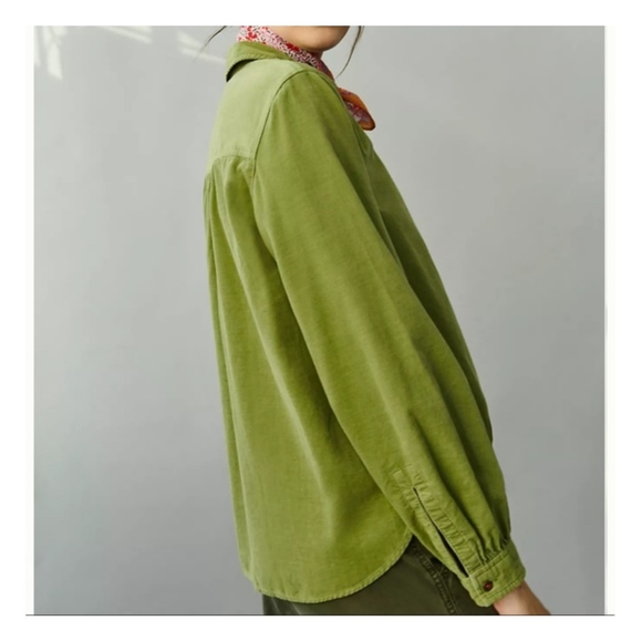 ▪︎Anthro▪︎Pilcro Sagourney Corduroy Button Down Shirt - Picture 4 of 8